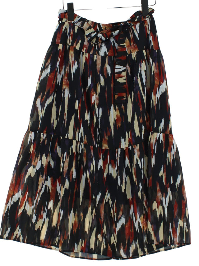 One Step Women's Maxi Skirt UK 10 Multi 100% Polyester