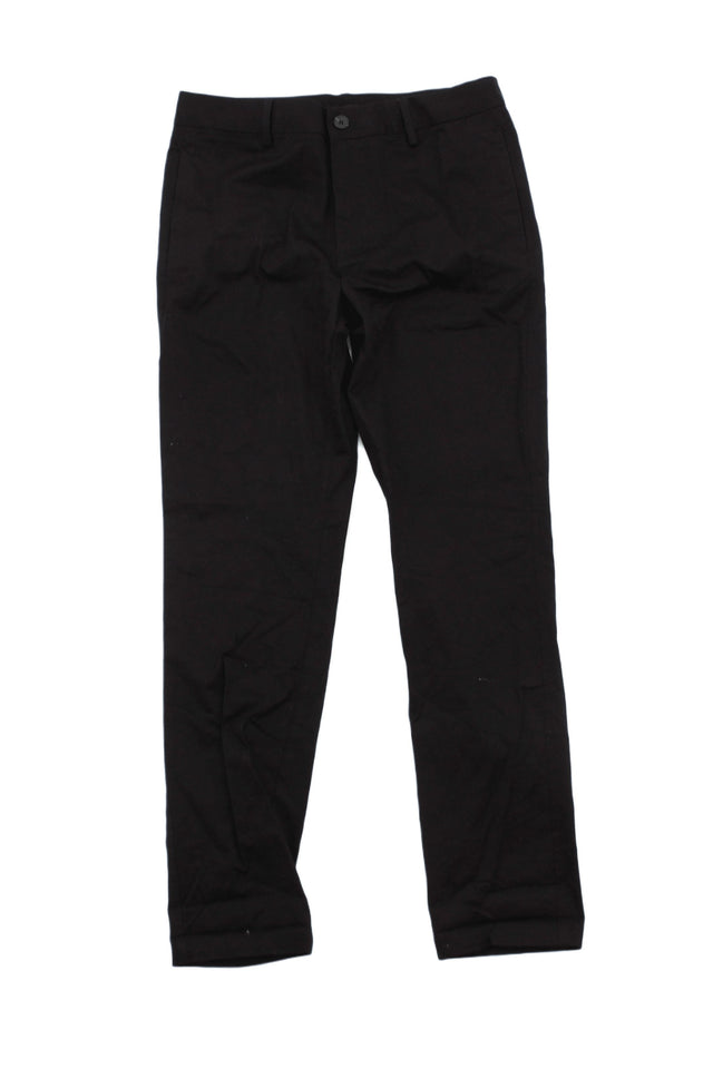 River Island Women's Trousers W 30 in; L 32 in Black 100% Cotton