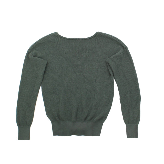 YAYA Women's Jumper XS Green Viscose with Other