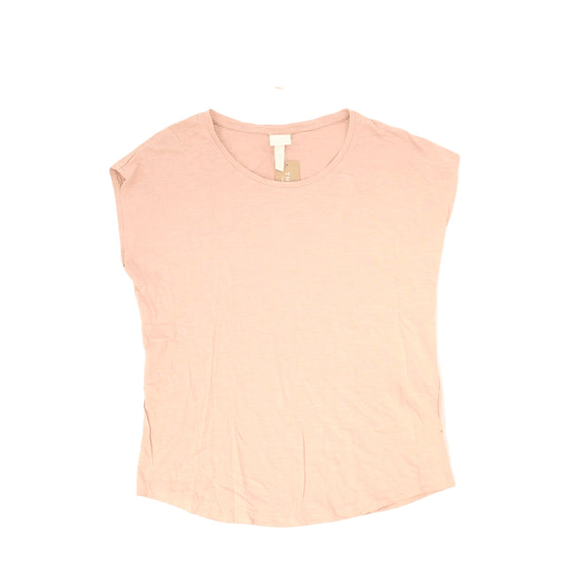 H&M Women's Top XS Pink Cotton with Other