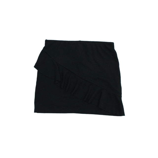 Zara Women's Mini Skirt M Black 100% Polyester