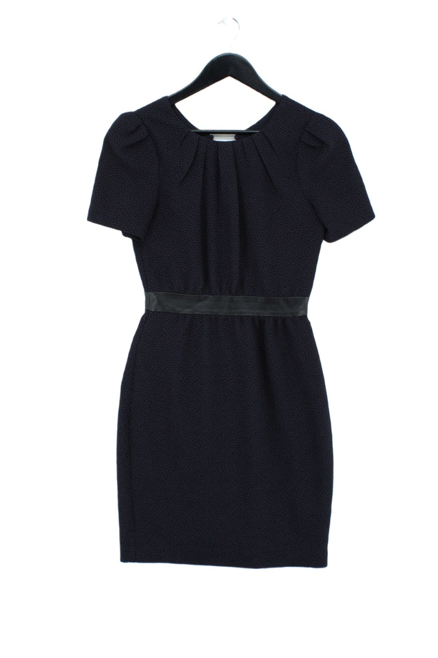 H&M Women's Midi Dress UK 6 Blue Polyester with Other