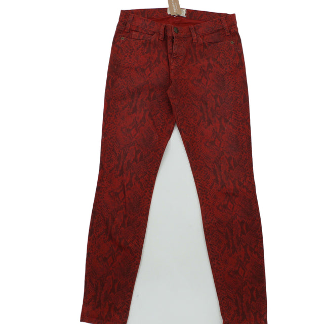 Current/Elliott Women's Jeans S Red 100% Other