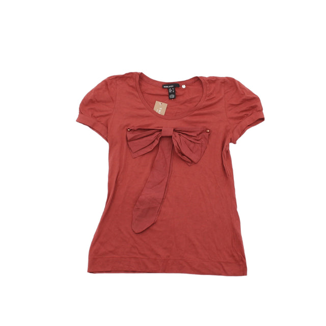 Mango Women's Top M Red 100% Other