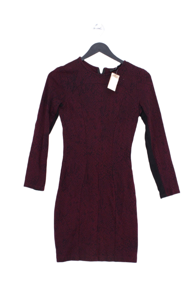 Coast Womens Mini Dress 8 Purple Blend - Polyester, Viscose