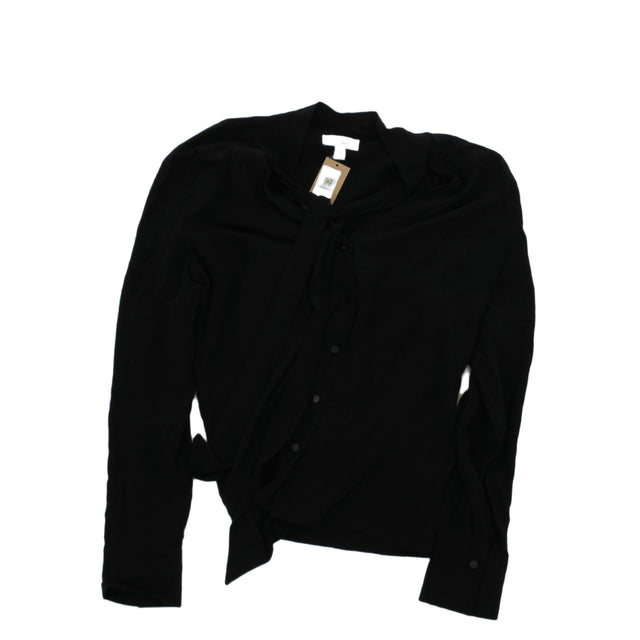 Warehouse Women's Top UK 12 Black 100% Other