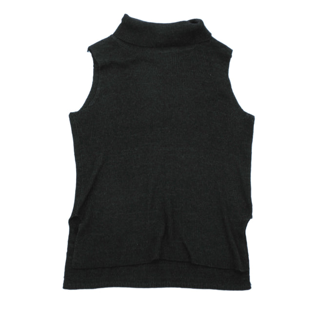 B.Young Women's Top M Black Polyester with Acrylic