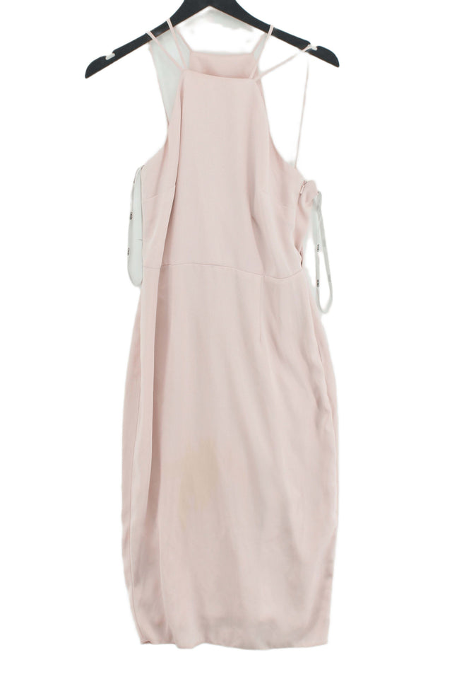 Asos Women's Mini Dress UK 8 Pink 100% Polyester