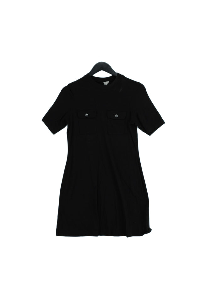 Asos Women's Mini Dress UK 10 Black Viscose with Elastane