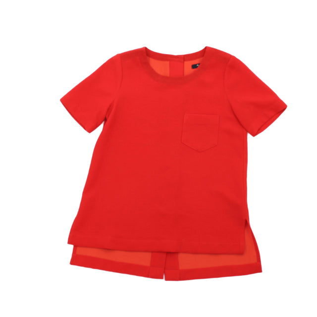 Madewell Women's Top XXS Red 100% Polyester