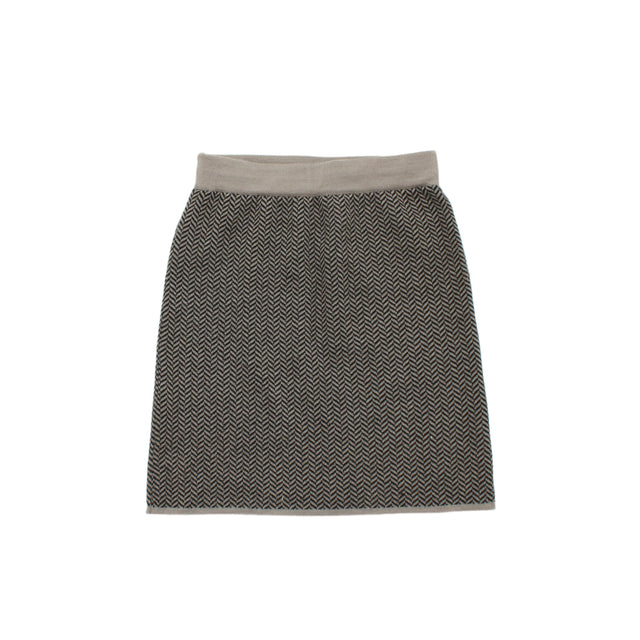 Adrienne Vittadini Women's Mini Skirt S Tan 100% Acrylic