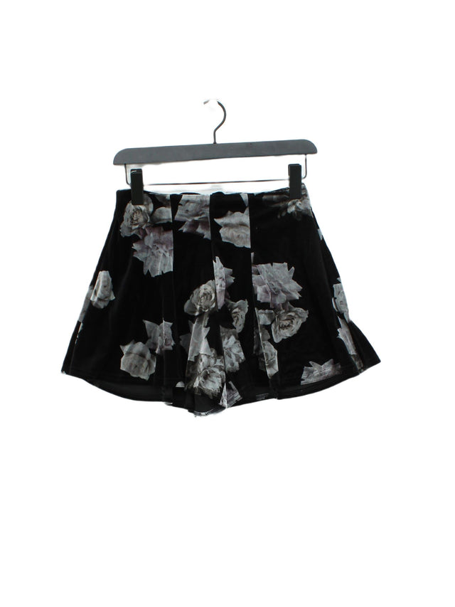 Nobody's Child Women's Shorts UK 8 Black Polyester with Elastane