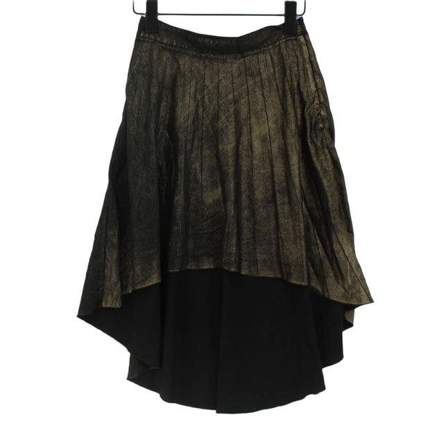 River Island Women's Maxi Skirt UK 6 Orange 100% Cotton