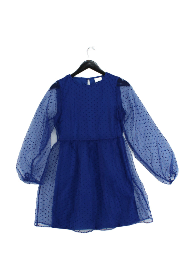 Vila Clothes Women's Mini Dress UK 6 Blue 100% Polyester