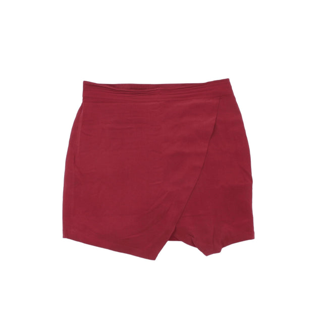 Madewell Women's Mini Skirt M Red 100% Other