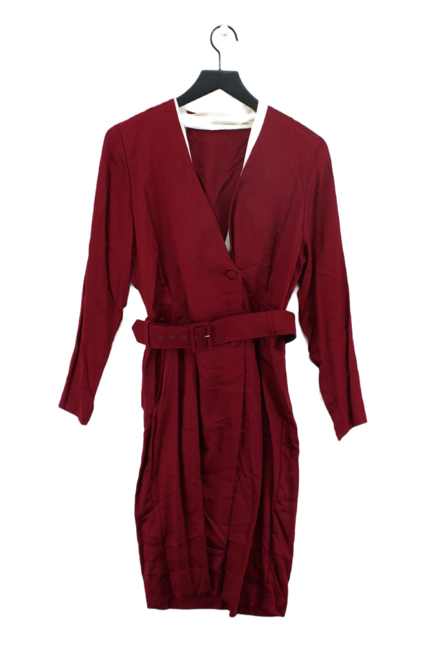 Next Women's Mini Dress UK 12 Red 100% Viscose