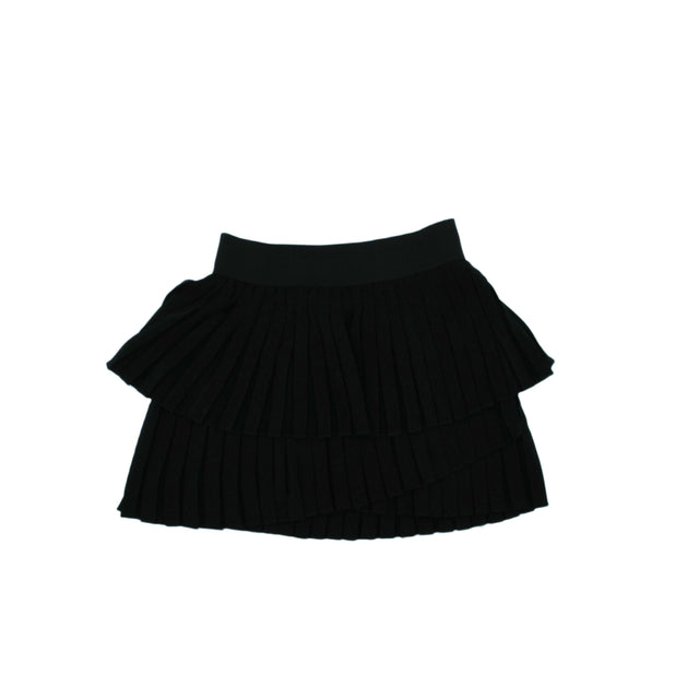 Zara Basic Women's Mini Skirt L Black 100% Polyester