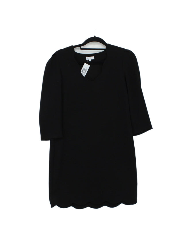 Claudie Pierlot Women's Midi Dress UK 8 Black 100% Polyester