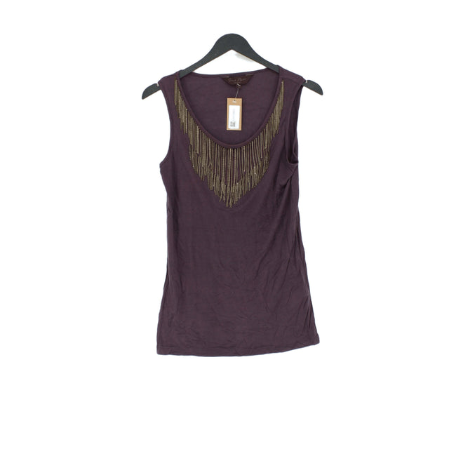 Great Plains Women's Top S Purple Polyester with Other