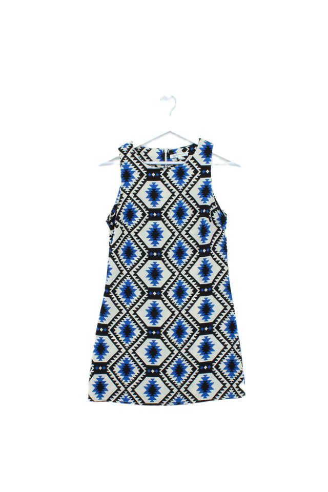 Glamorous Women's Mini Dress UK 8 Blue 100% Polyester