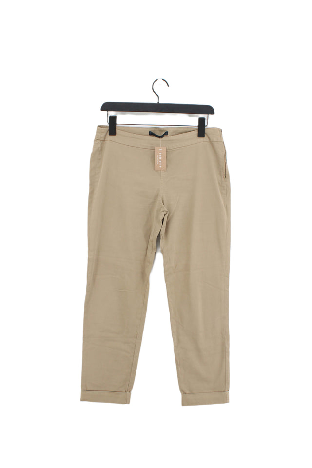 Zara Basic Men's Trousers L Tan 100% Cotton