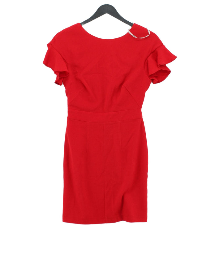 Asos Women's Mini Dress UK 4 Red Polyester with Elastane