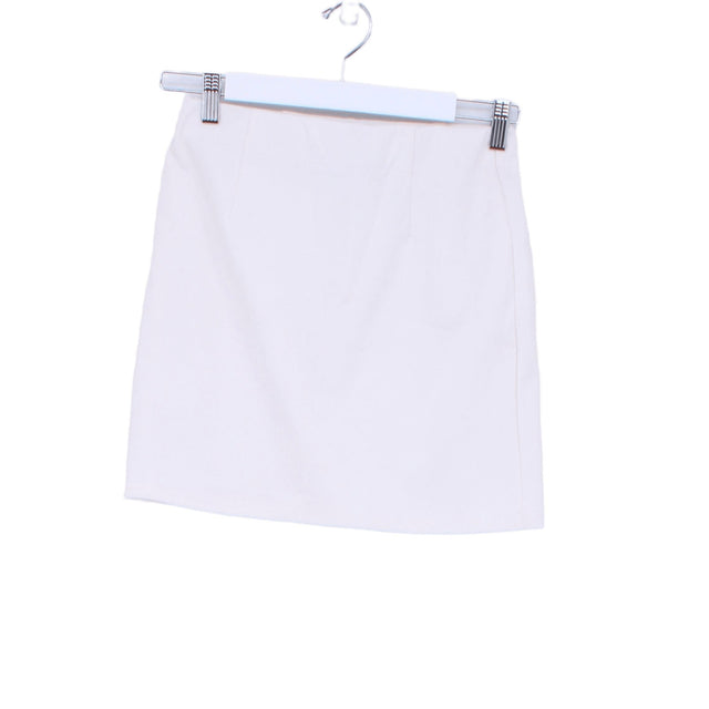 Shein Women's Mini Skirt S White 100% Other
