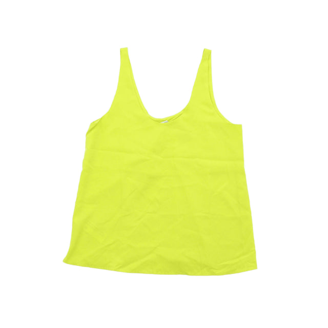 MNG Women's Top M Yellow Polyester with Other