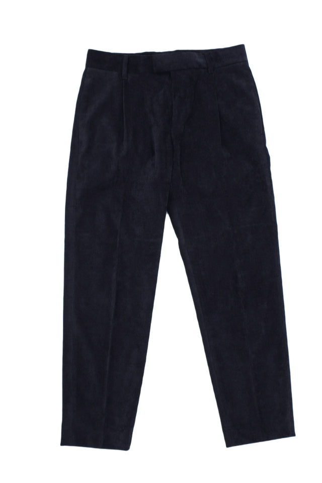 Topshop Men's Trousers W 28 in; L 30 in Blue Polyester with Elastane, Nylon