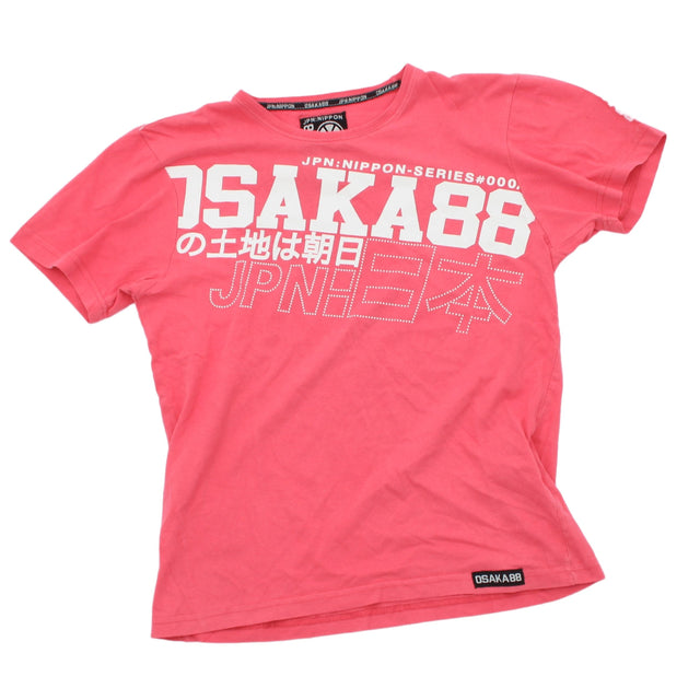 Osaka Women's Top M Pink 100% Cotton