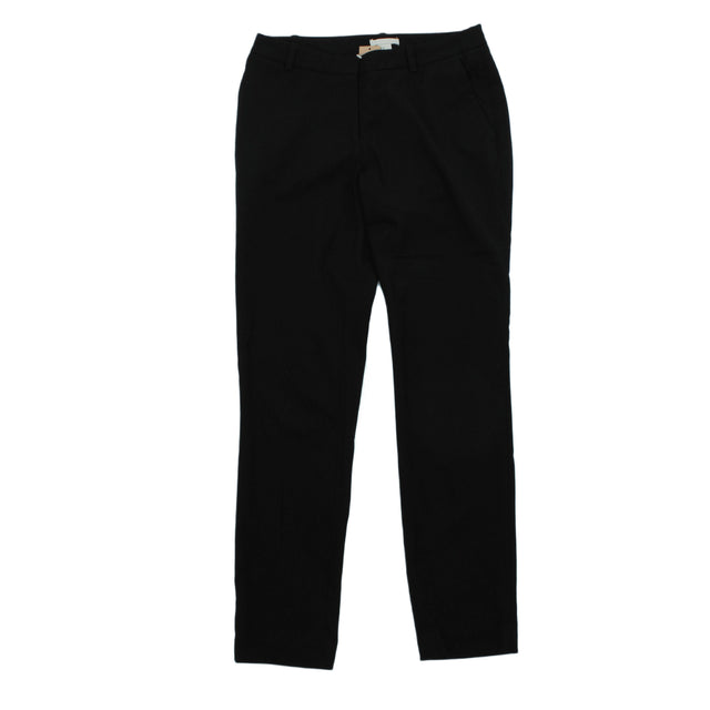 H&M Women's Trousers UK 8 Black 100% Polyester