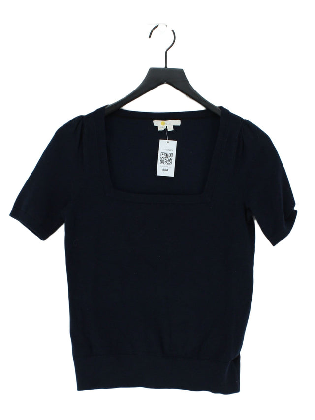 Boden Women's T-Shirt XS Blue Cotton with Elastane, Polyamide