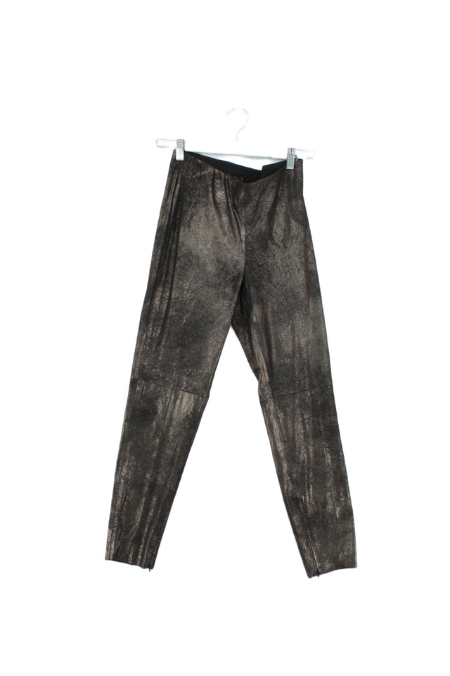 Zara Women's Trousers S Brown 100% Polyester