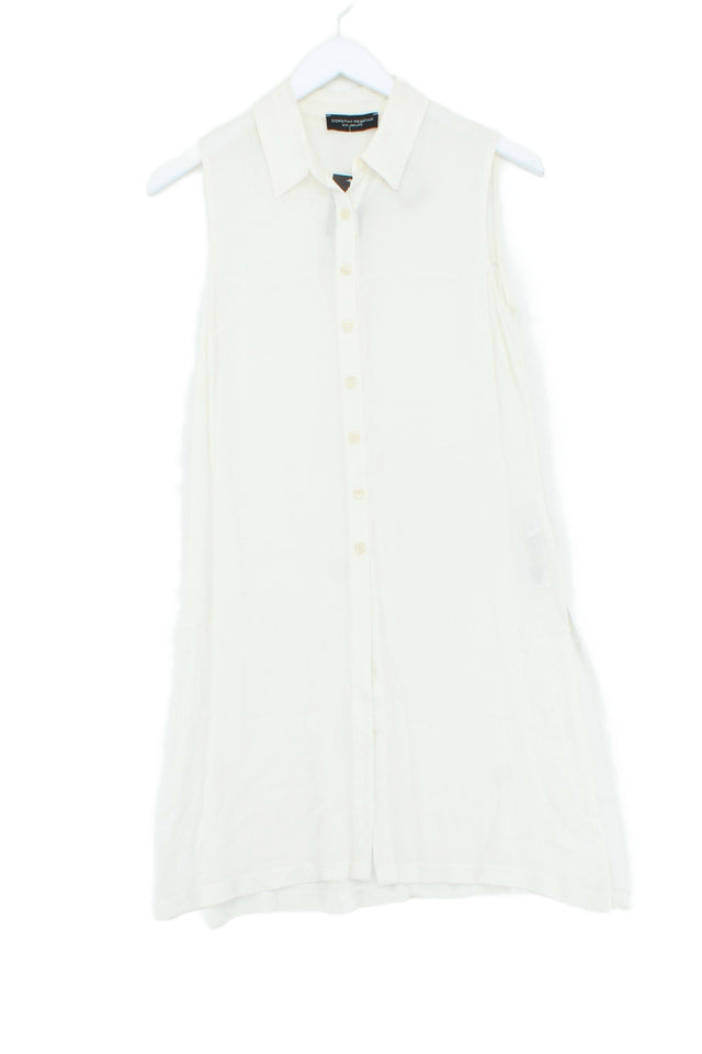 Dorothy P Women's Mini Dress UK 8 Cream 100% Other