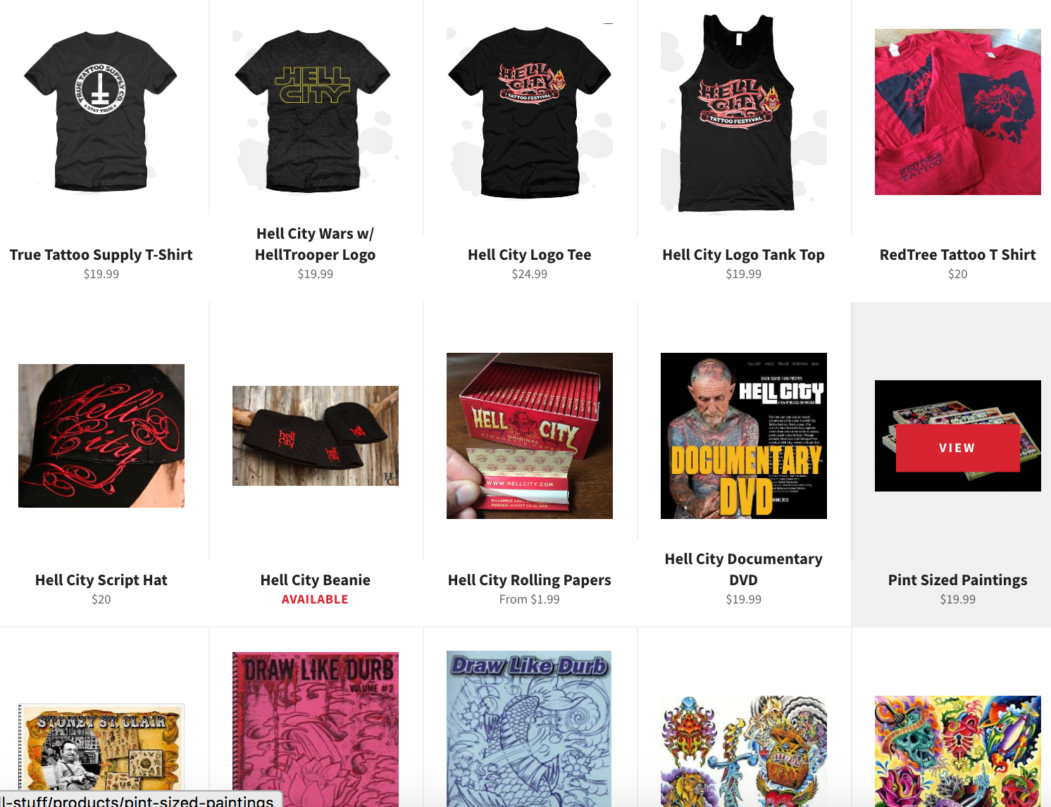 Merch & Swag – Hell City Tattoo Fest