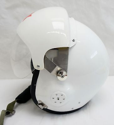 Air Force Motorcycle Helmet, with Dual Visors, Clear or Black, One siz