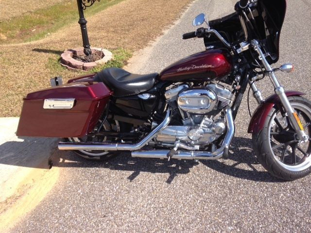 sportster with saddlebags