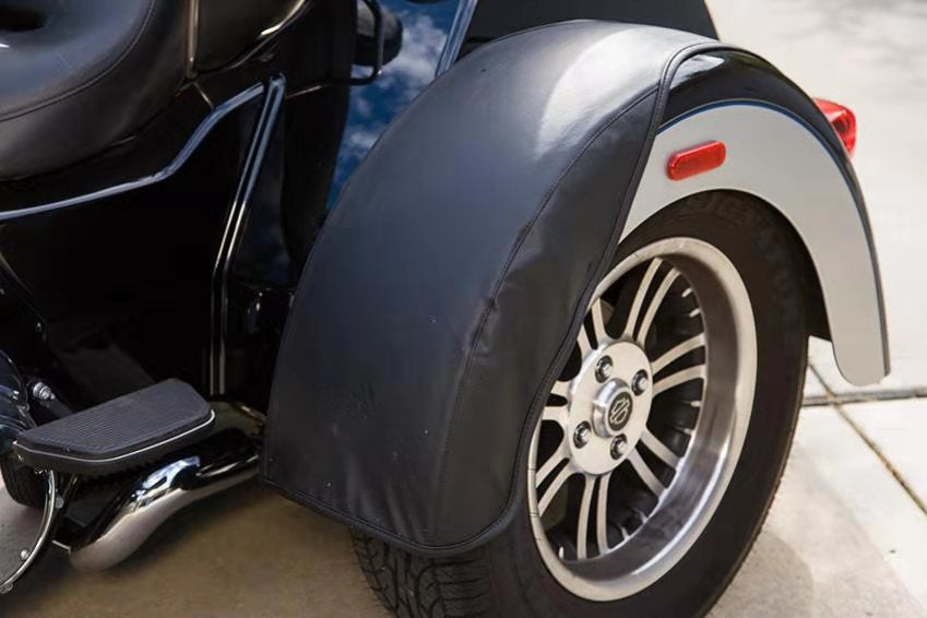 Mutazu Rear Trike Fender Bra Set For HarleyDavidson Black Mutazu Inc.