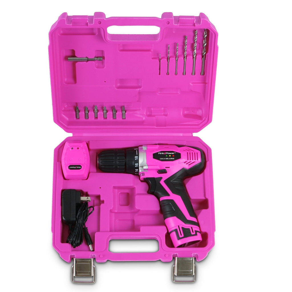pink cordless drill