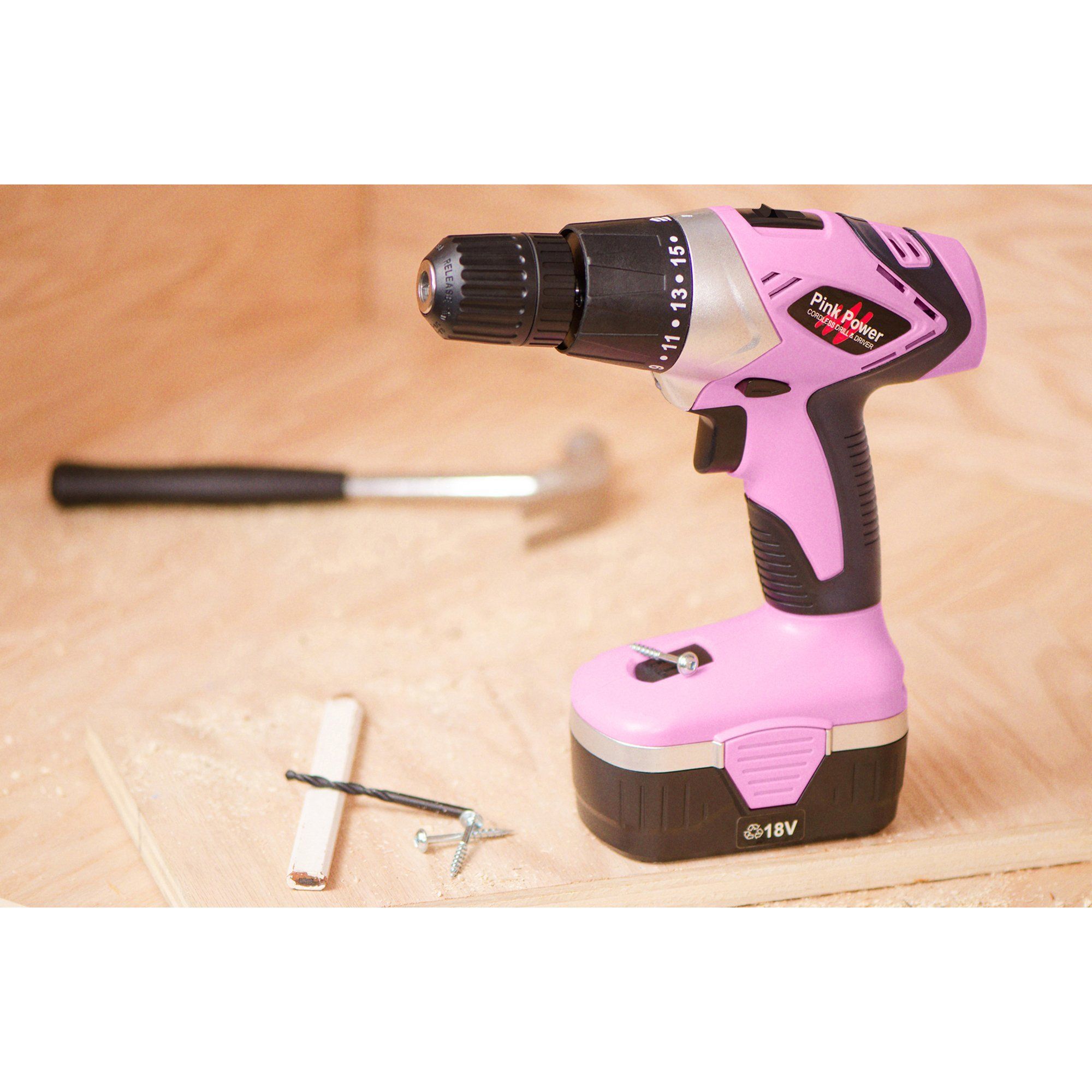 pink cordless drill