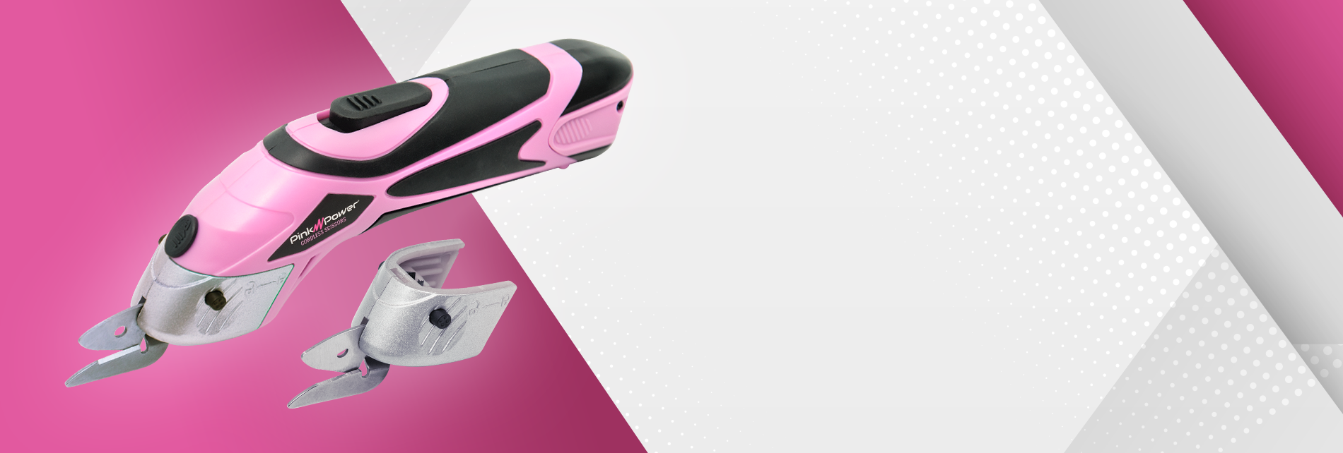 Pink Power HG2043 Electric Scissors - Cardboard and Metal Replacement Blade  Lithium Ion - Cardboard Scissors (PPD Blade) 