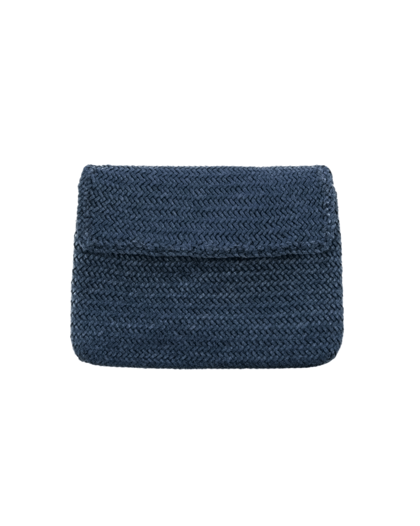 Women's coin purse in leather color blue denim – Il Bisonte