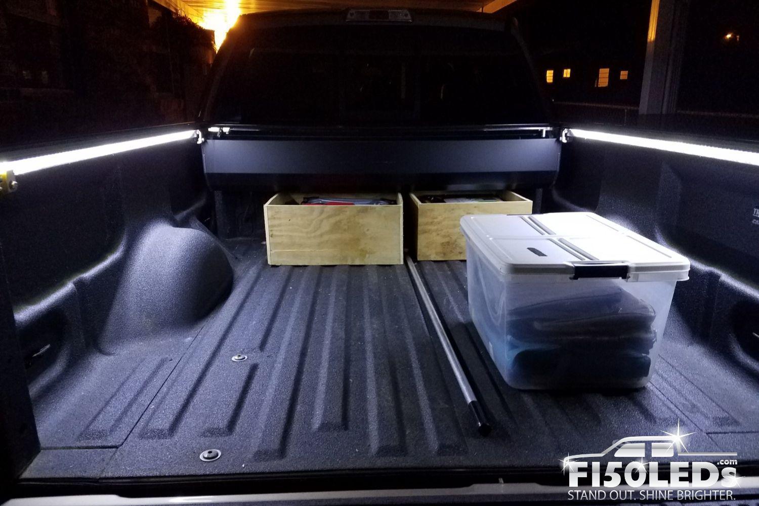 2015 2020 Integrated F150 Bed Cargo Area Premium LED lights