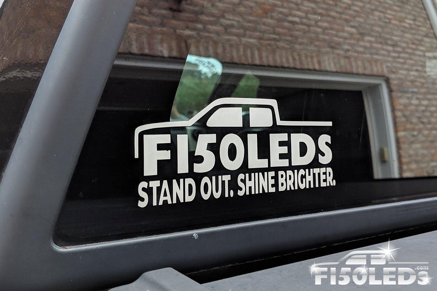 F150LEDs Vinyl Transfer Decal Sticker