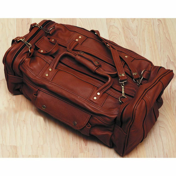 Leather Duffle Bag - Zipper Travel Tote - Weekend Bag for Men & Women – Deer Shack