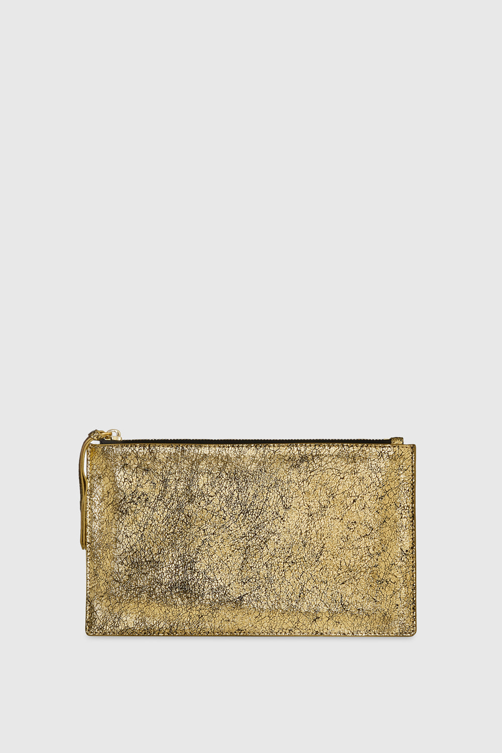 Shop Rebecca Minkoff Large Pouch In Gold