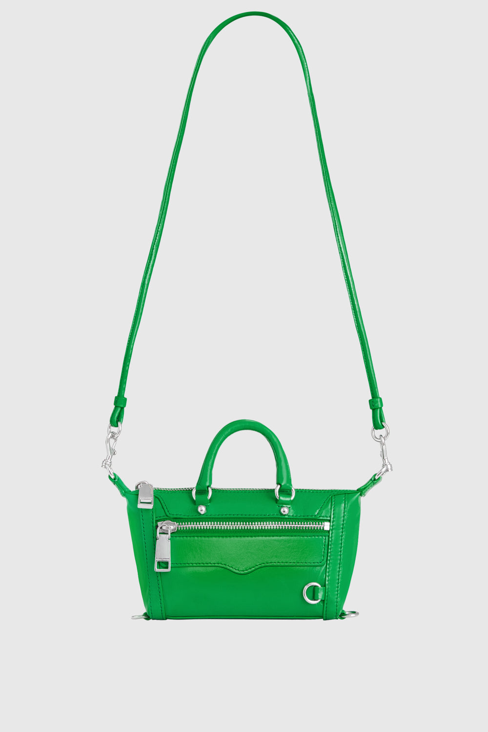 Shop Rebecca Minkoff Micro Mini M.a.b. Bag In Green