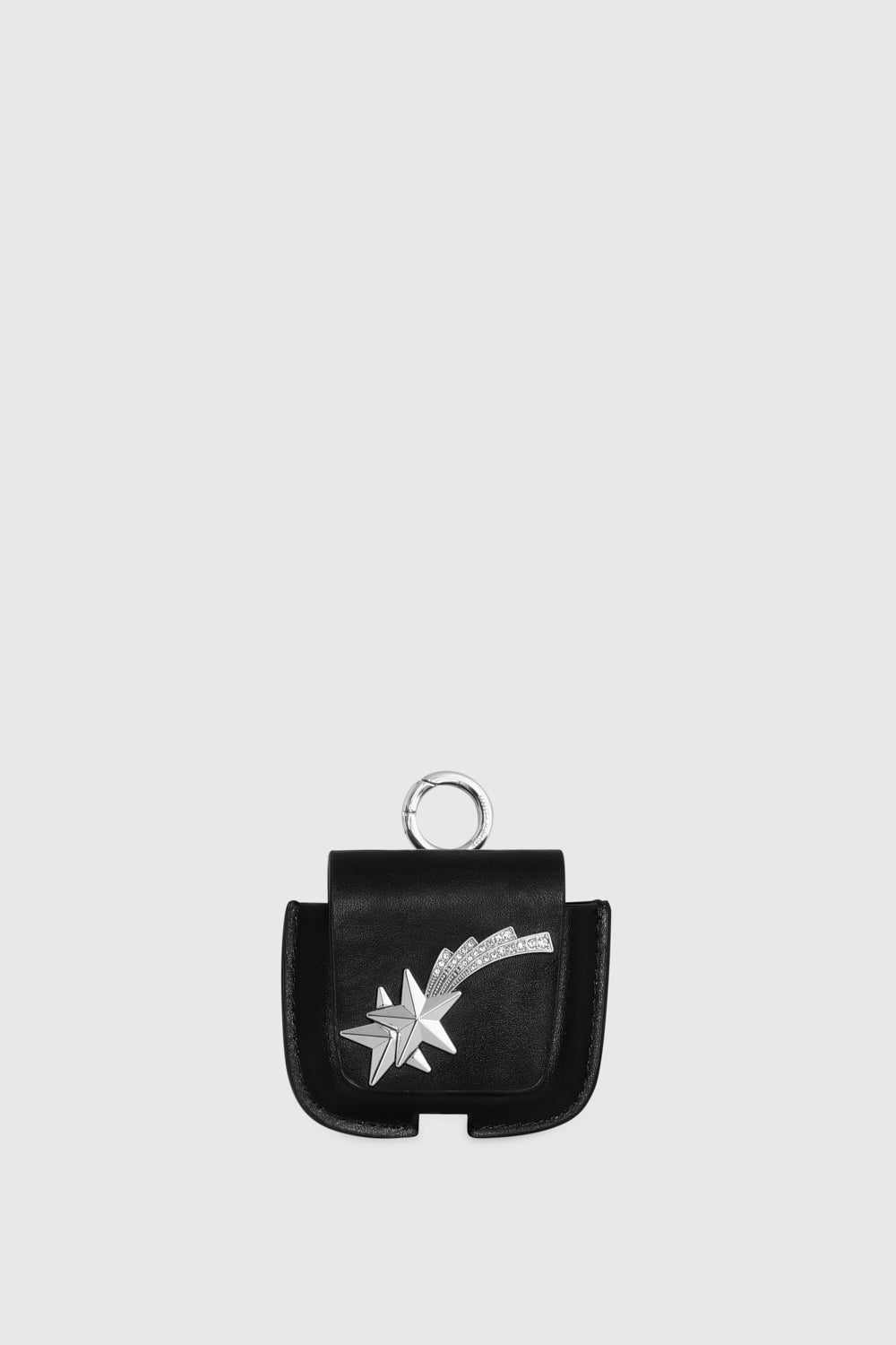 Shop Rebecca Minkoff Air Pod Case With Shooting Stars In Black