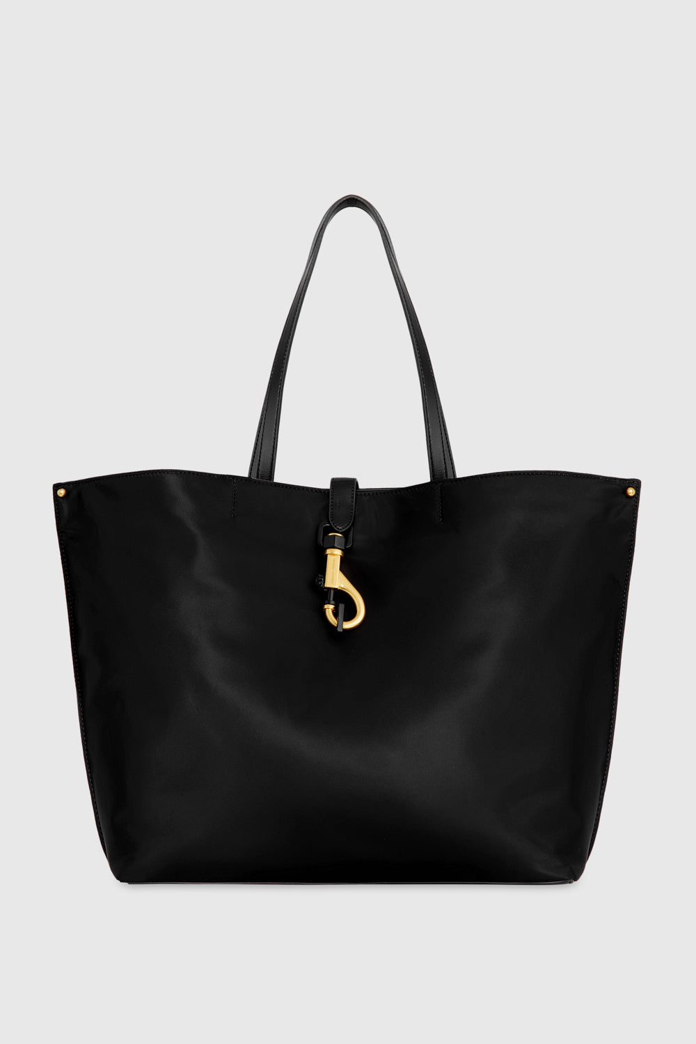 Shop Rebecca Minkoff Megan Nylon Tote Bag In Black