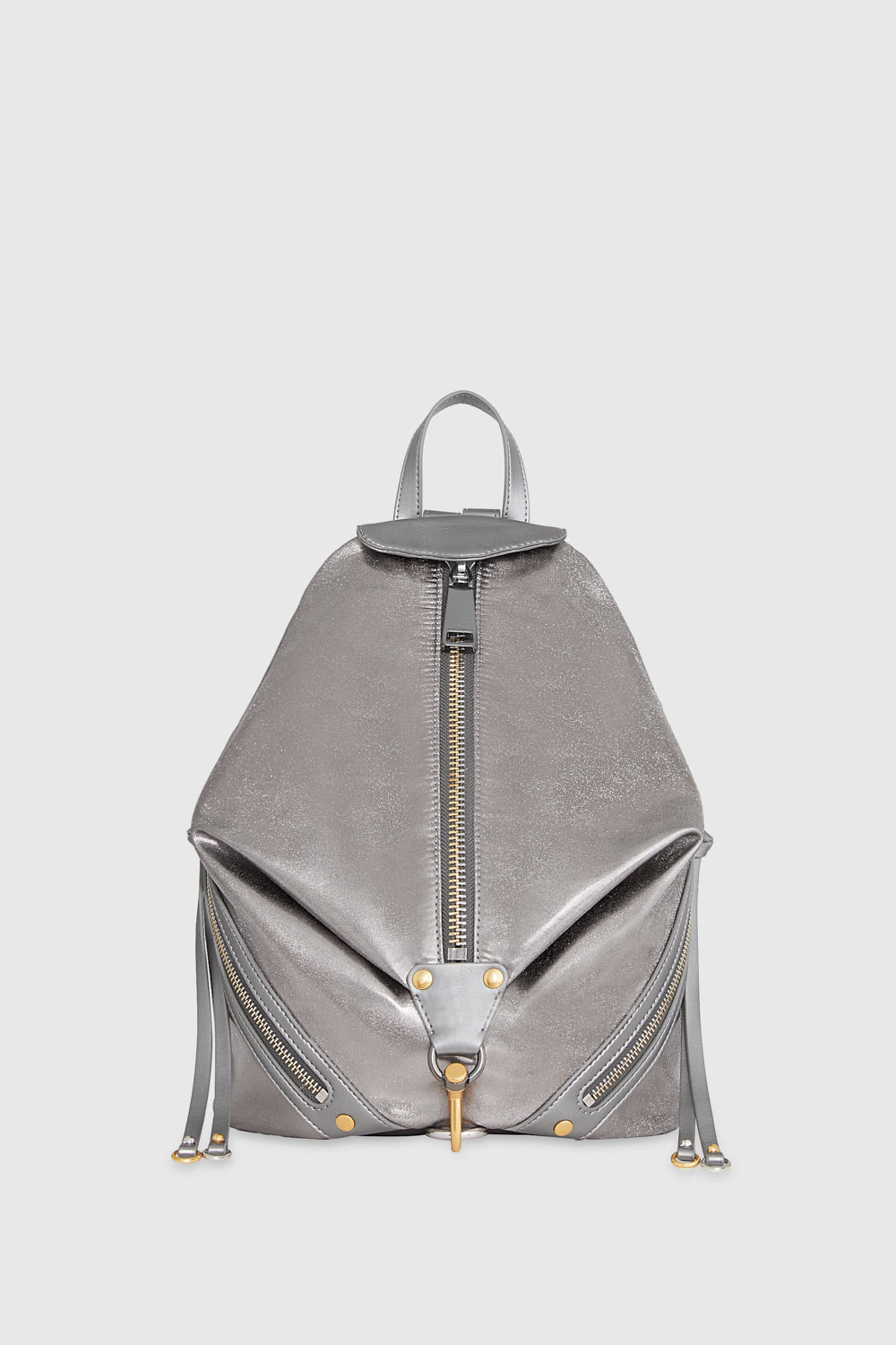 Shop Rebecca Minkoff Nylon Medium Zip Julian Backpack Bag In Multicolor